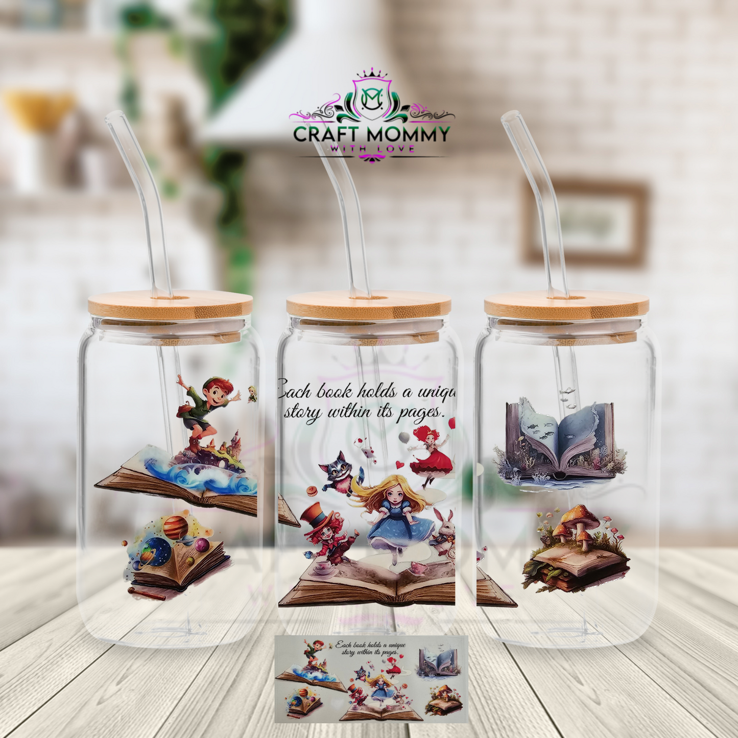 Each book holds a... - UV DTF Wrap 16 oz