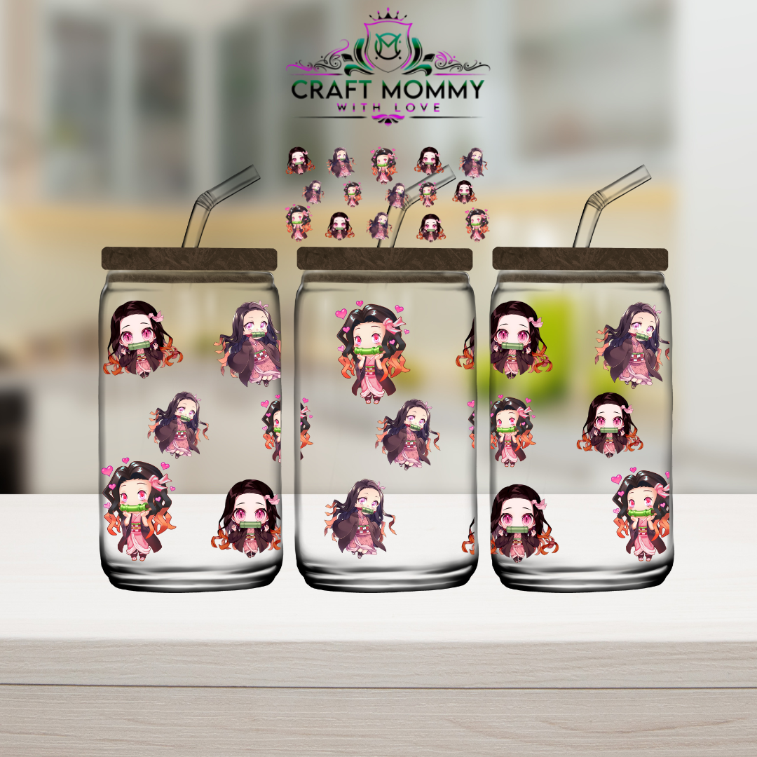 Demon Slayer Nezuco -DTF Wrap 16 oz