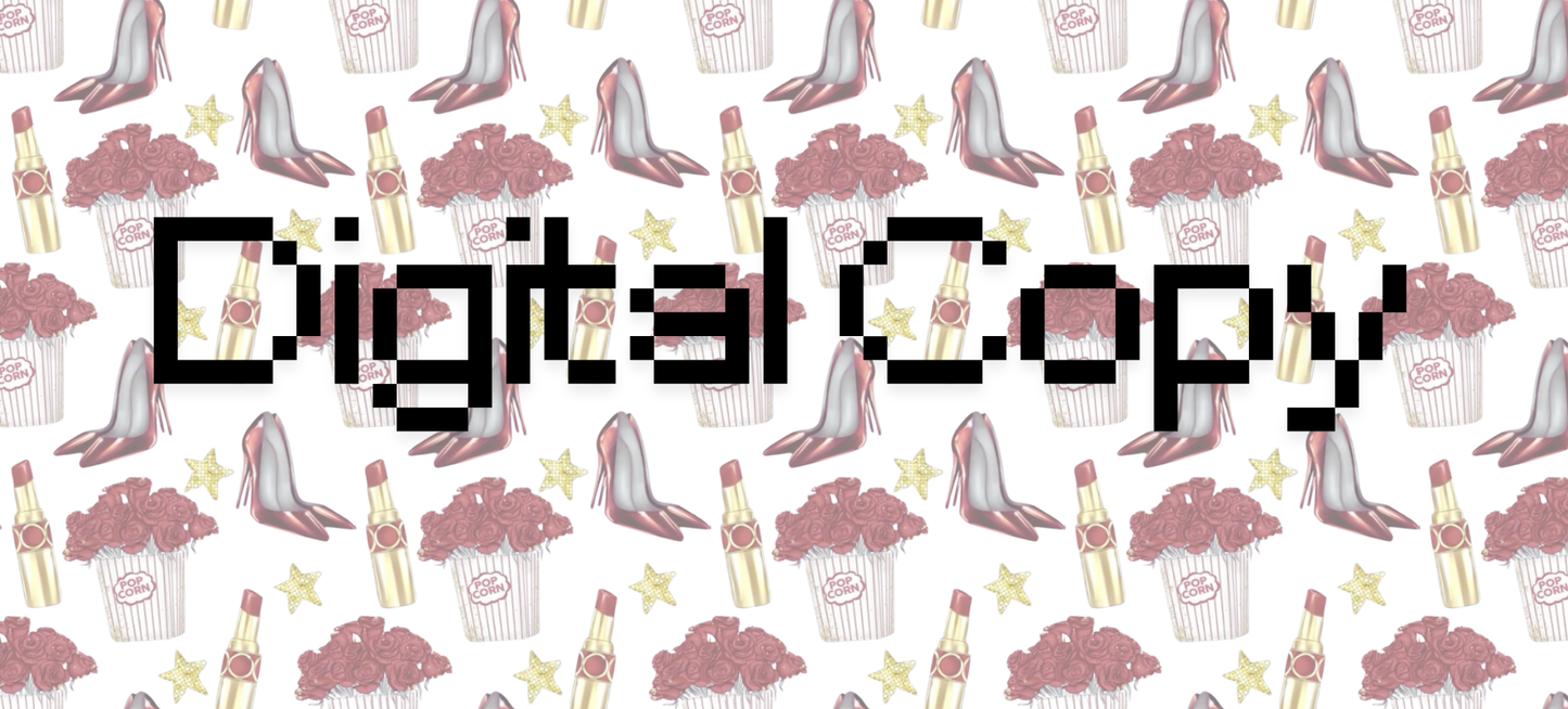 Popcorn red designer - Digital Transparent PNG File