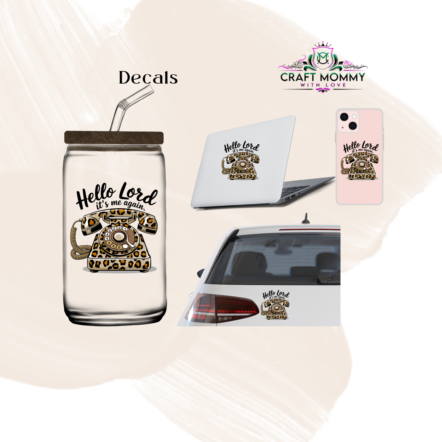 Hello Lord its me again - Decals Sticker