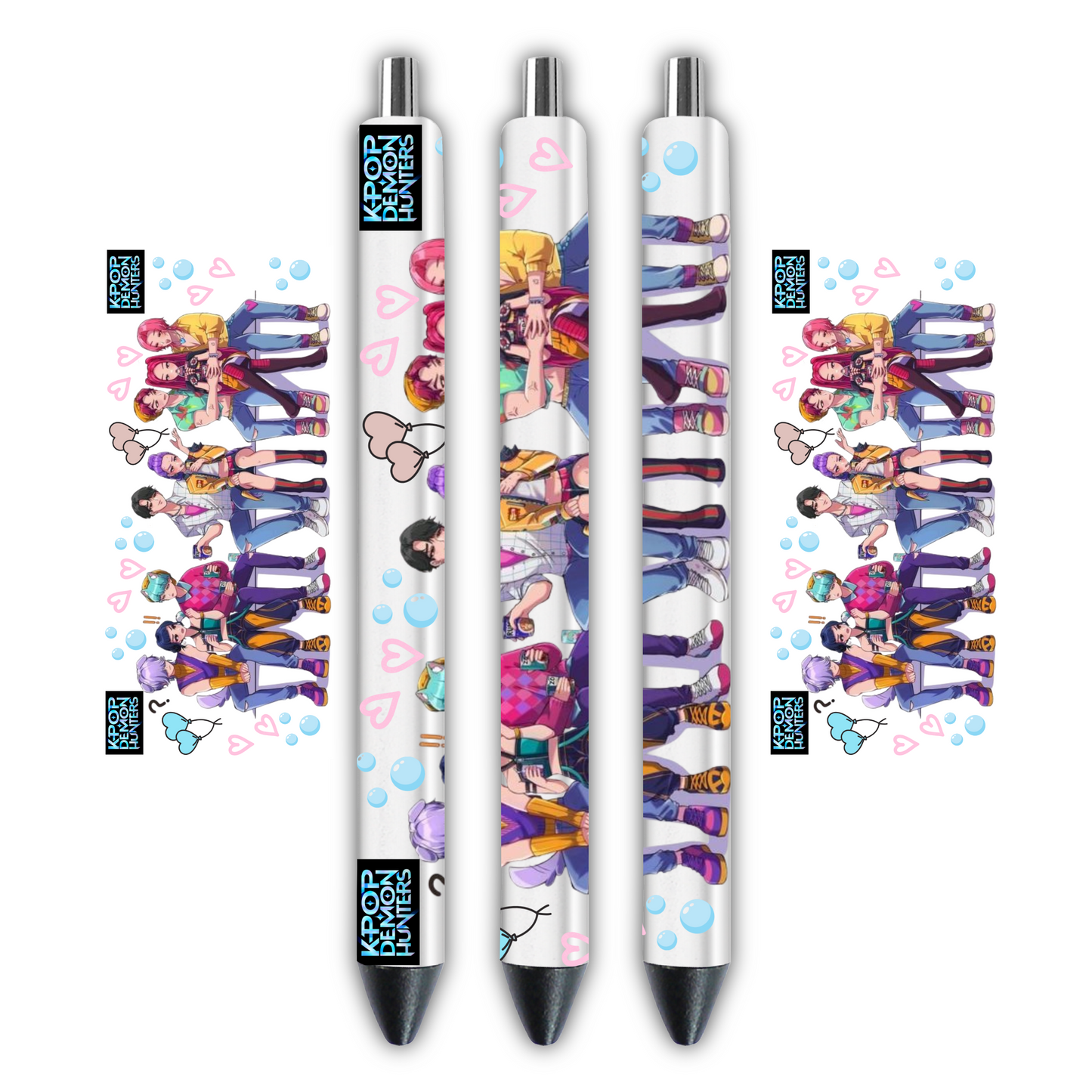 Kpop Demon Hunters saja x huntrix - Pen wrap 1.3 x 4.3 inches