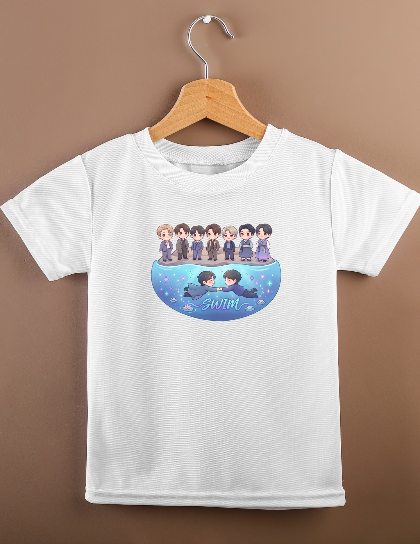 BTS Swim kawaii- DTF TRANSFER Prints 5 x 7 inches