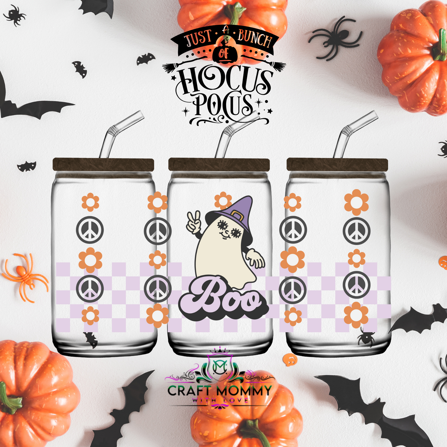 Halloween 1047- UV DTF Wrap 16 oz