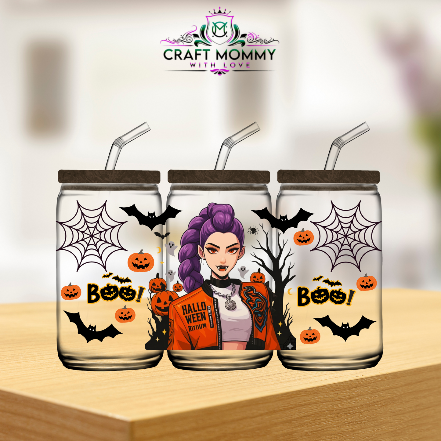 Rumi Halloween - UV DTF wrap