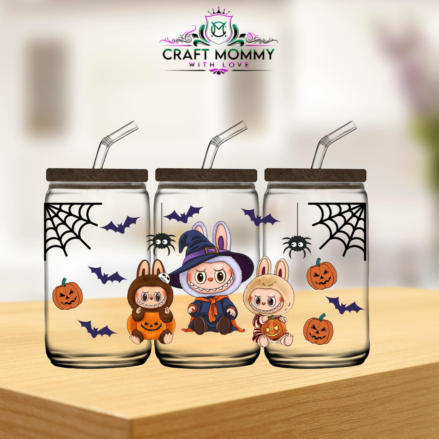 LaBubu Halloween - UV DTF wrap