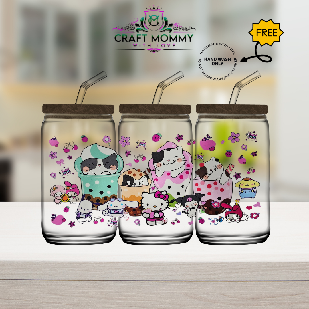 Sanri Kitty Cat - UV DTF WRAP