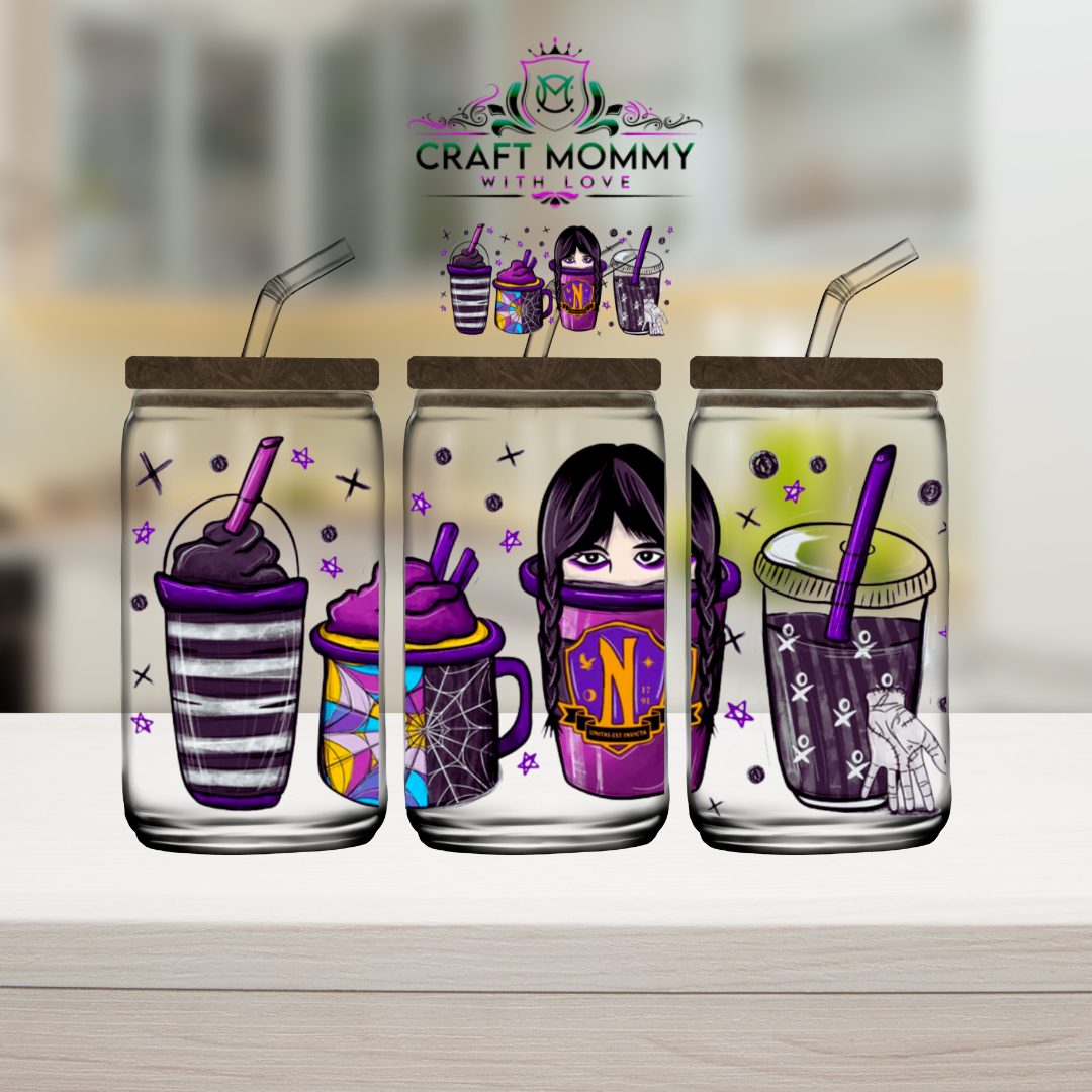 Wednesday Frappe UV DTF Wrap 16oz