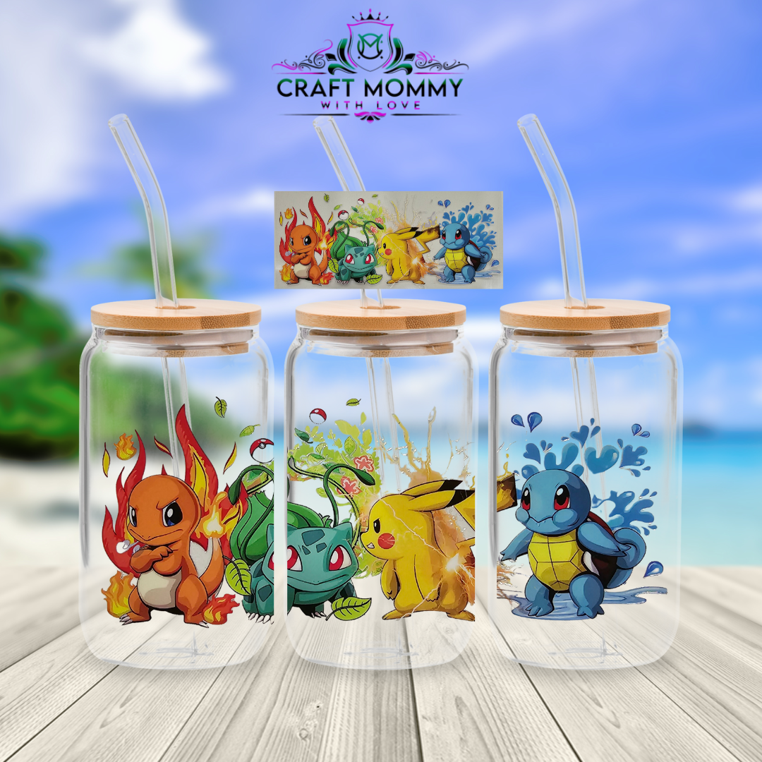 POKEMON - UV DTF Wrap 16 oz