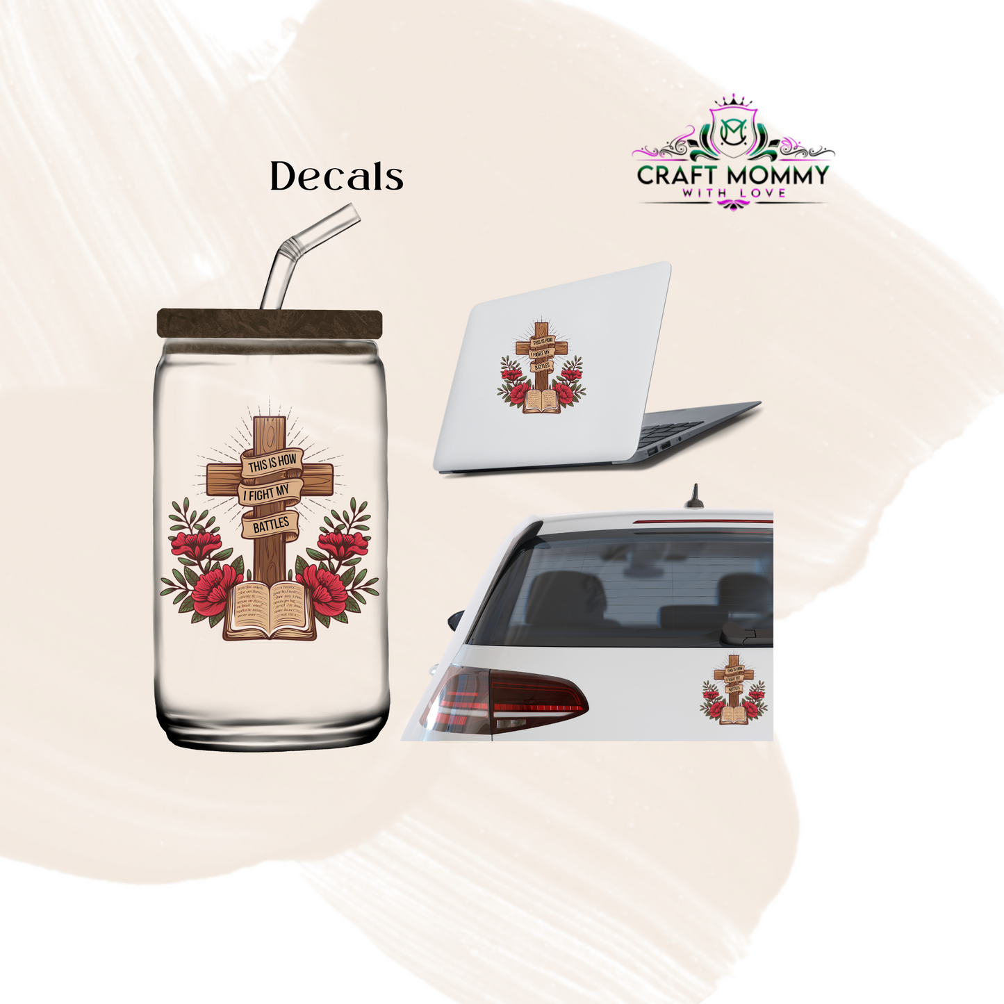 This is how I fight my battles- Decals Sticker