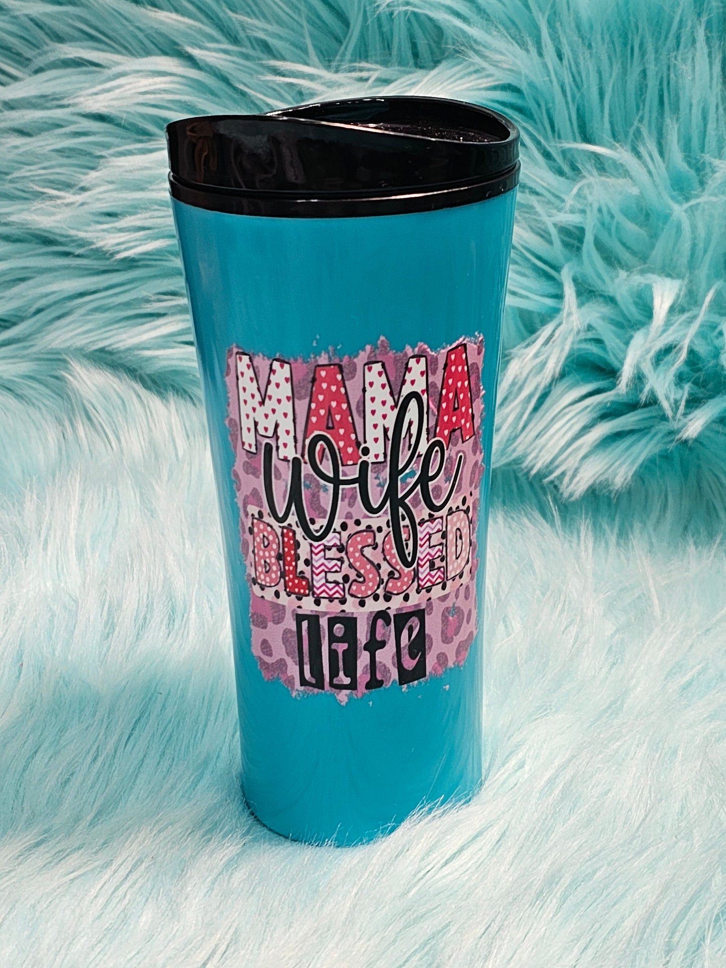 Teal Coffee Tumbler 20 0z Hello kitty