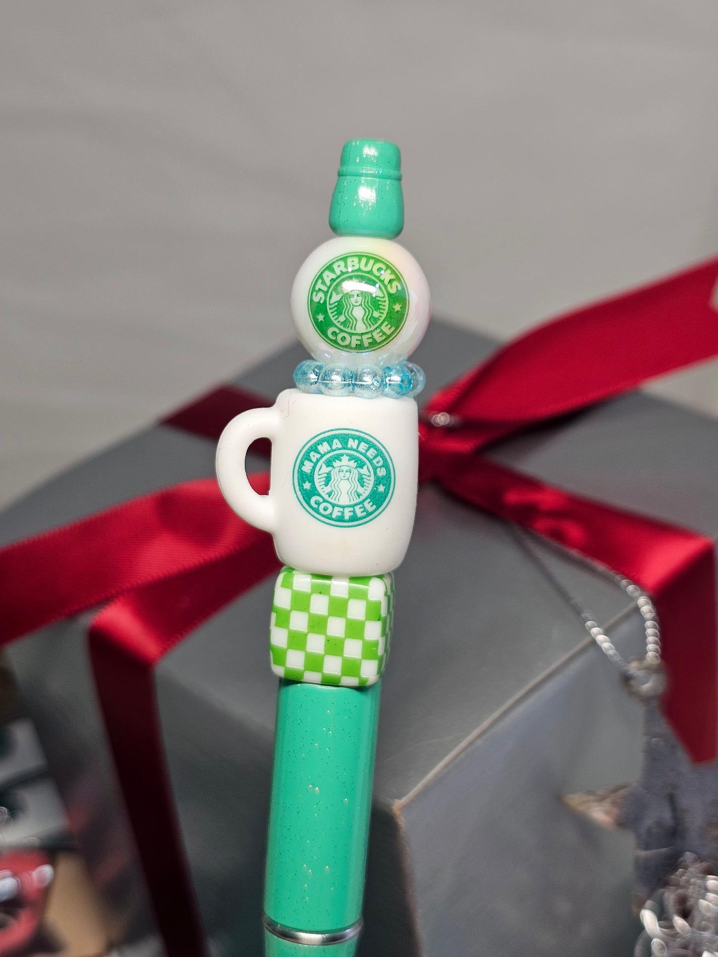 Mama needs Coffee -Beadable pen