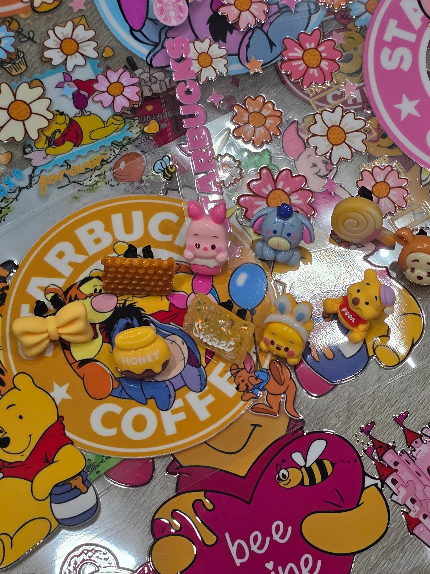 Winnie and his friends UV DTF and Straw Topper Bundle