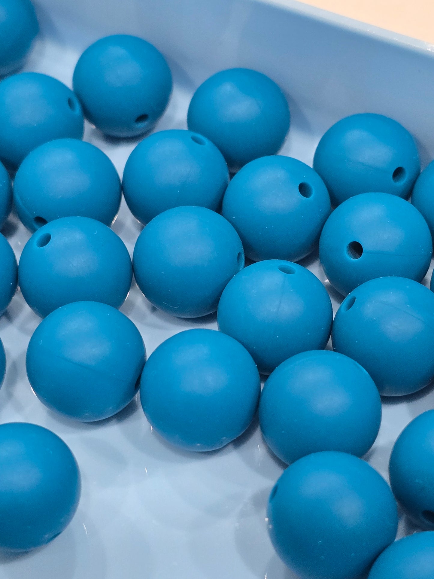 15mm Silicon solid dark teal