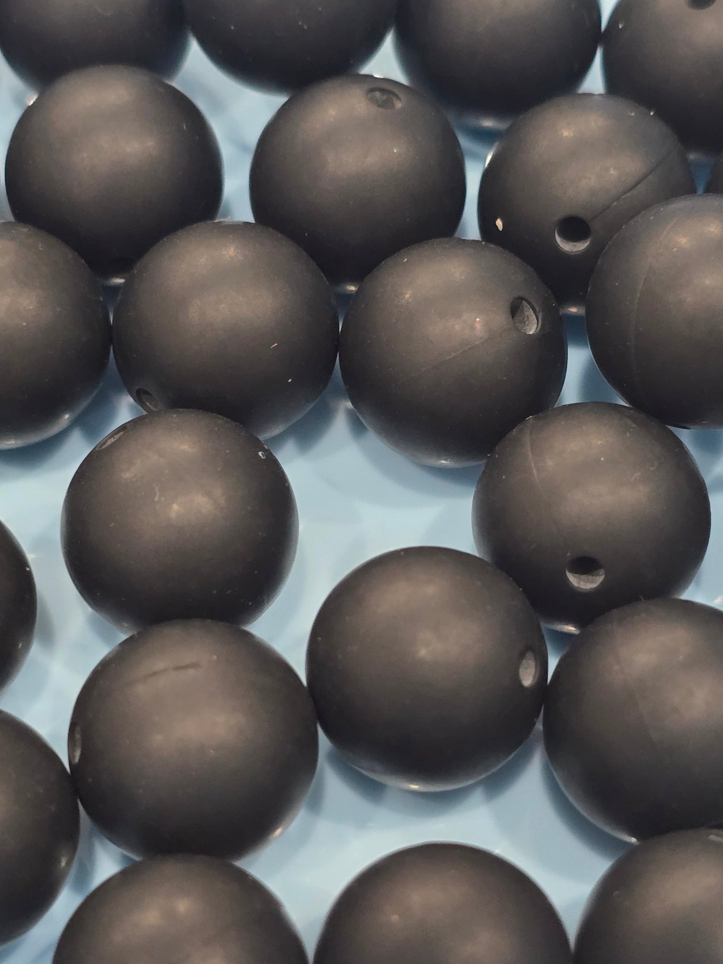 15mm Silicon solid black