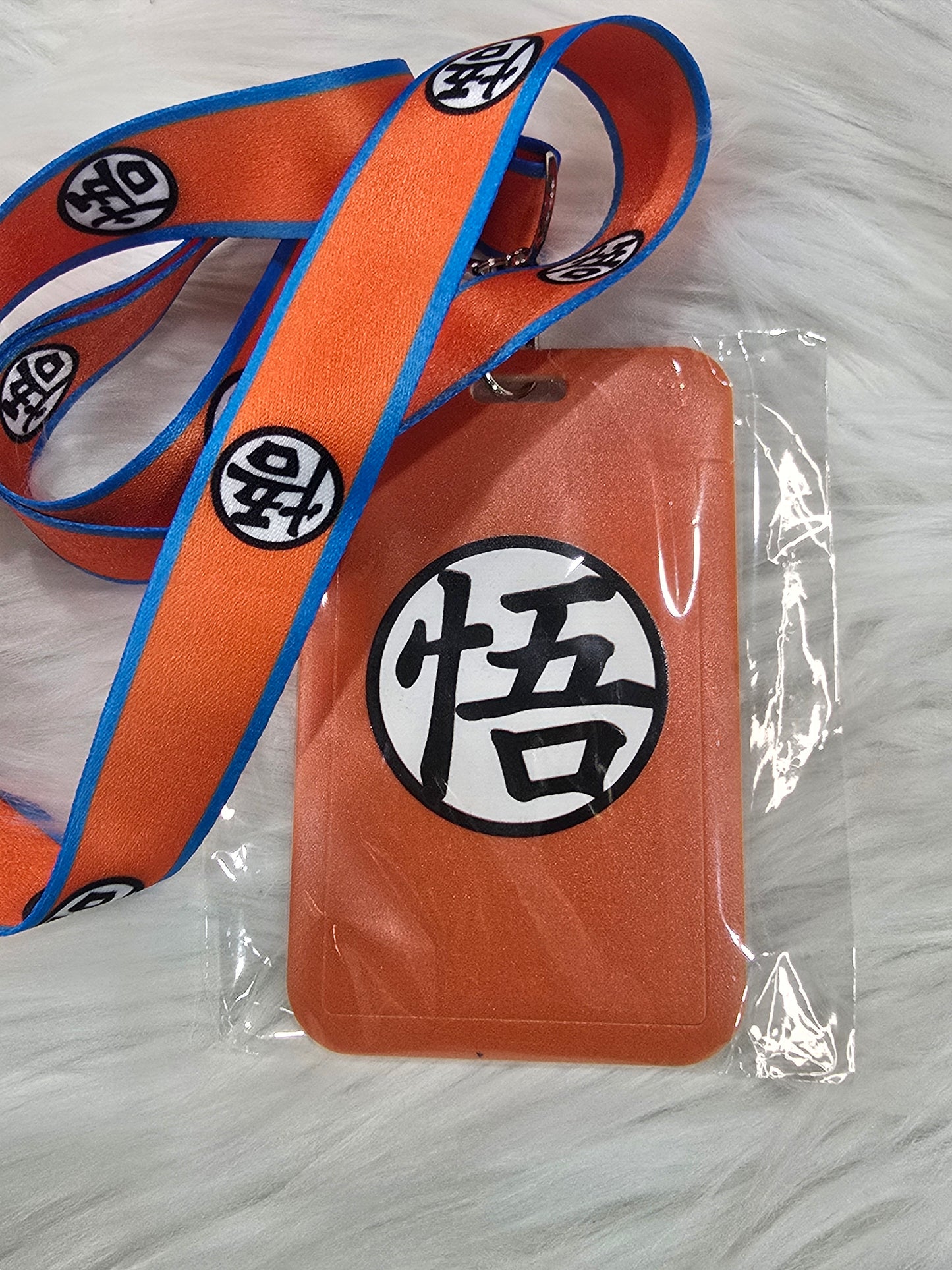 ID holder lanyard - orange anime