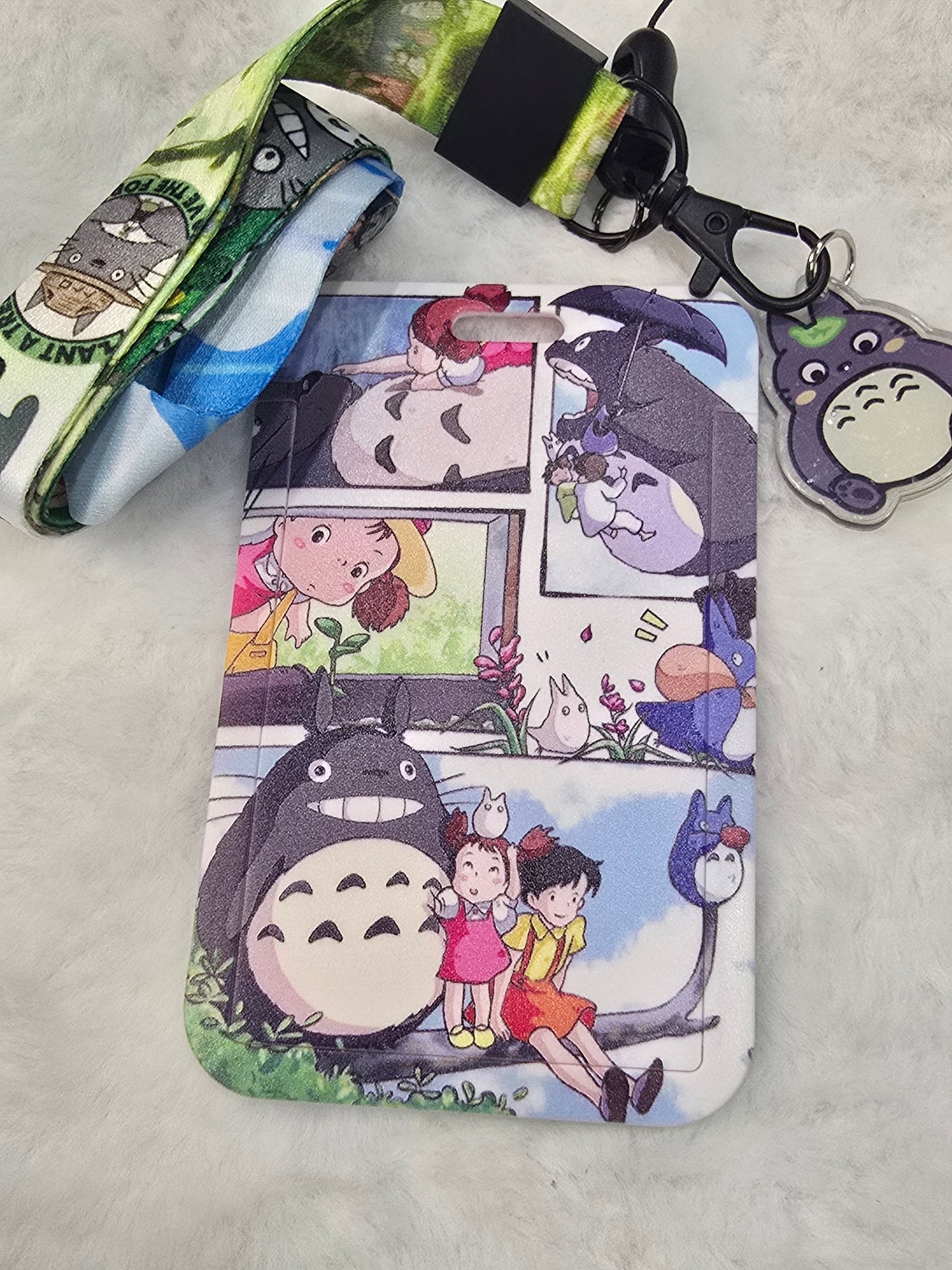 ID holder lanyard- Totoro