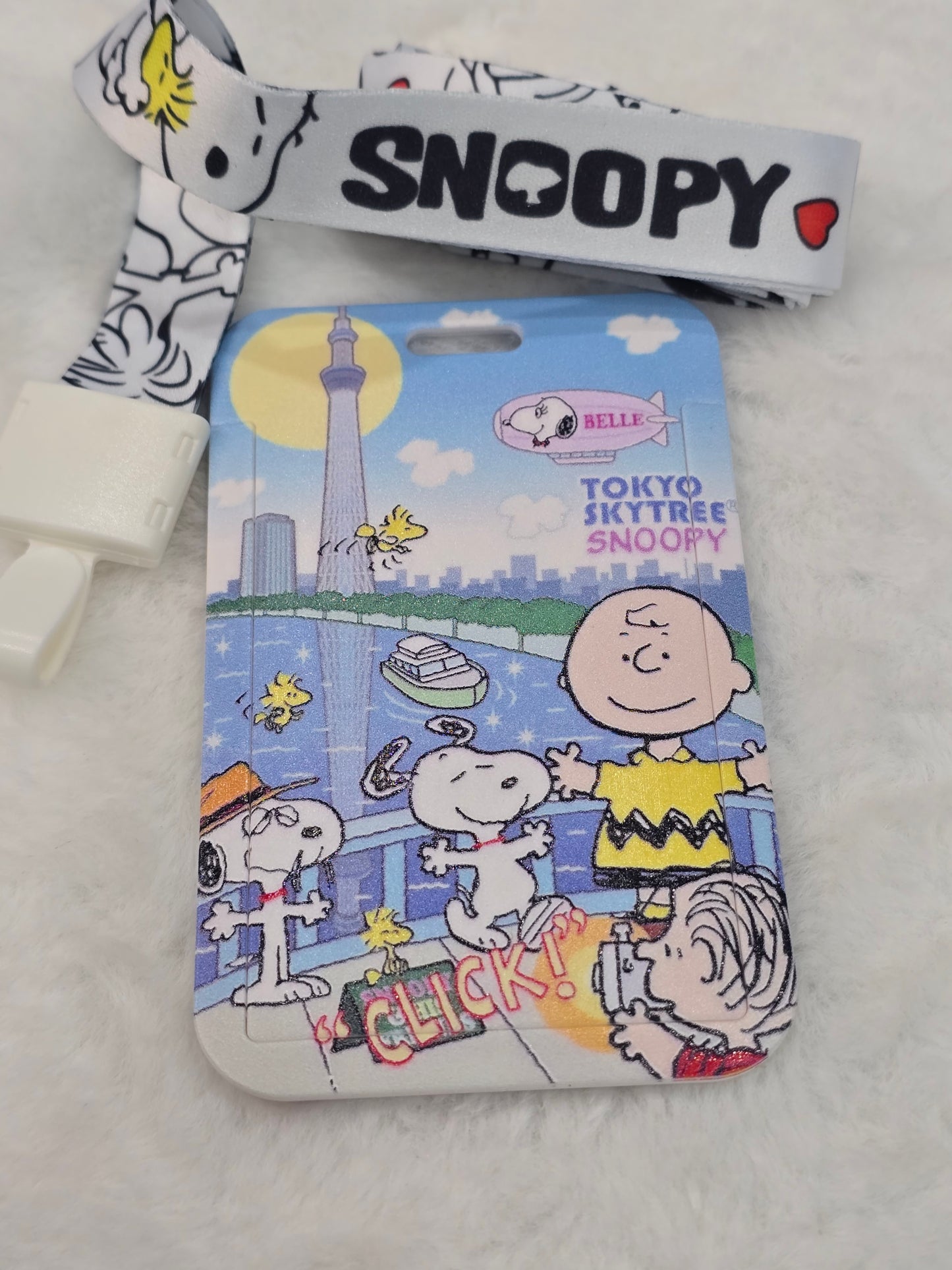 ID holder lanyard- snoopy
