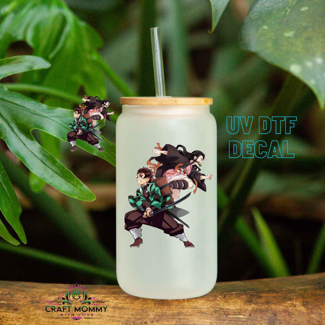 Demon Slayer- UV DTF Decal