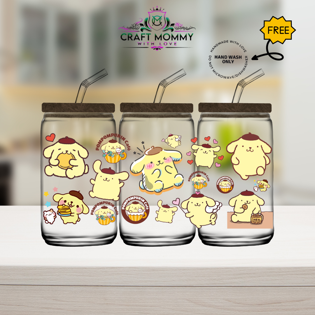 Pompom Cafe - UV DTF WRAP