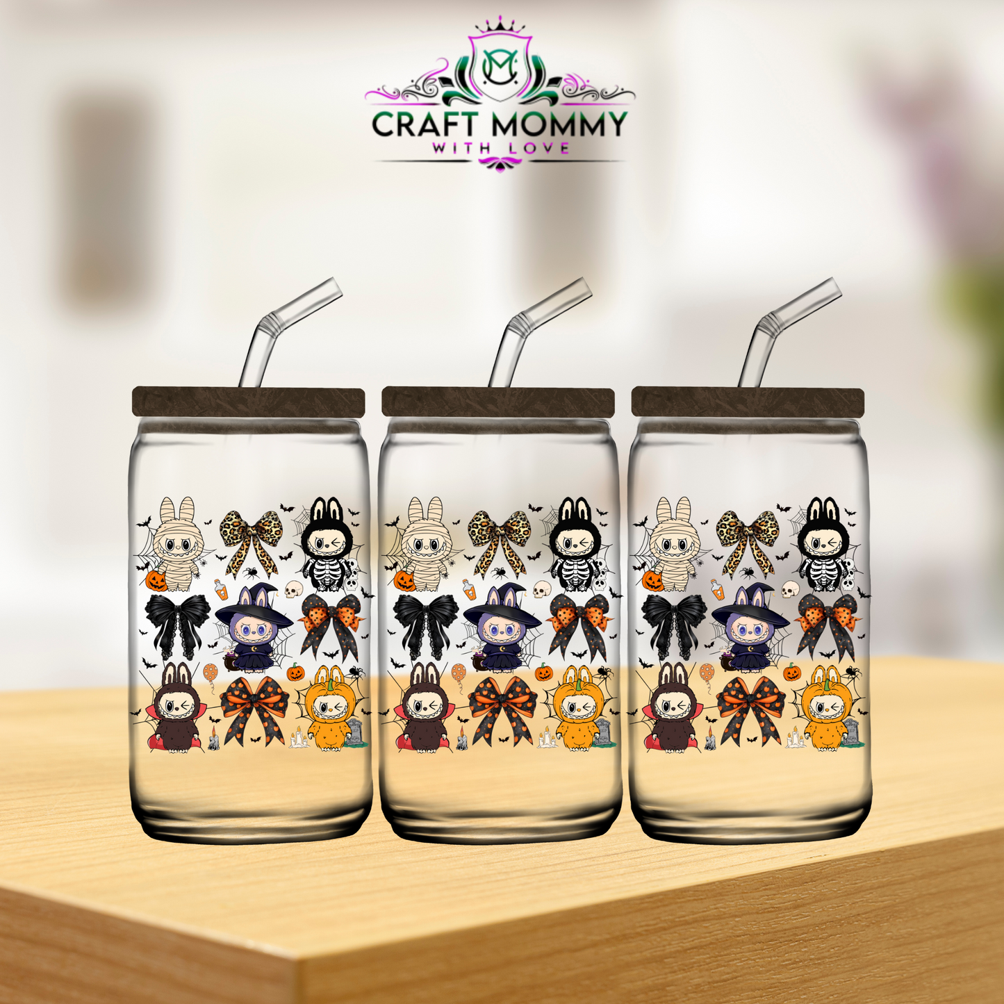 Labubu Halloween Style 004 - UV DTF wrap