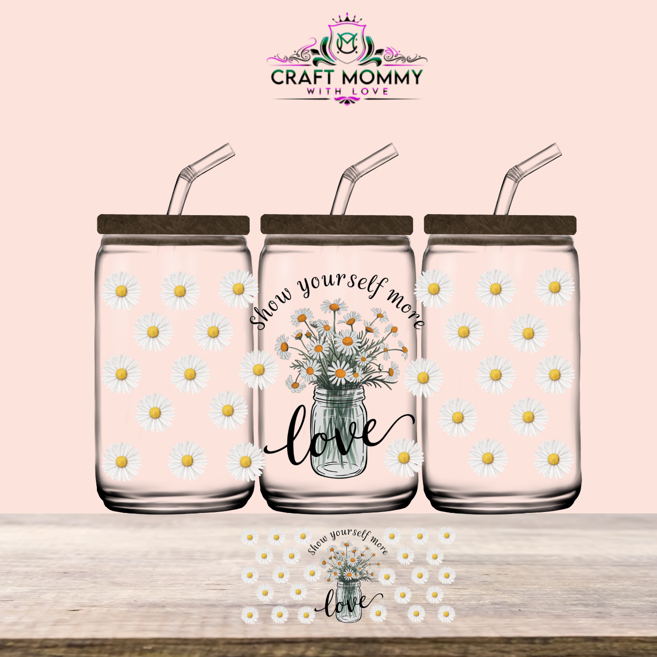 Show your self more LOVE -UV DTF Wrap 16 oz