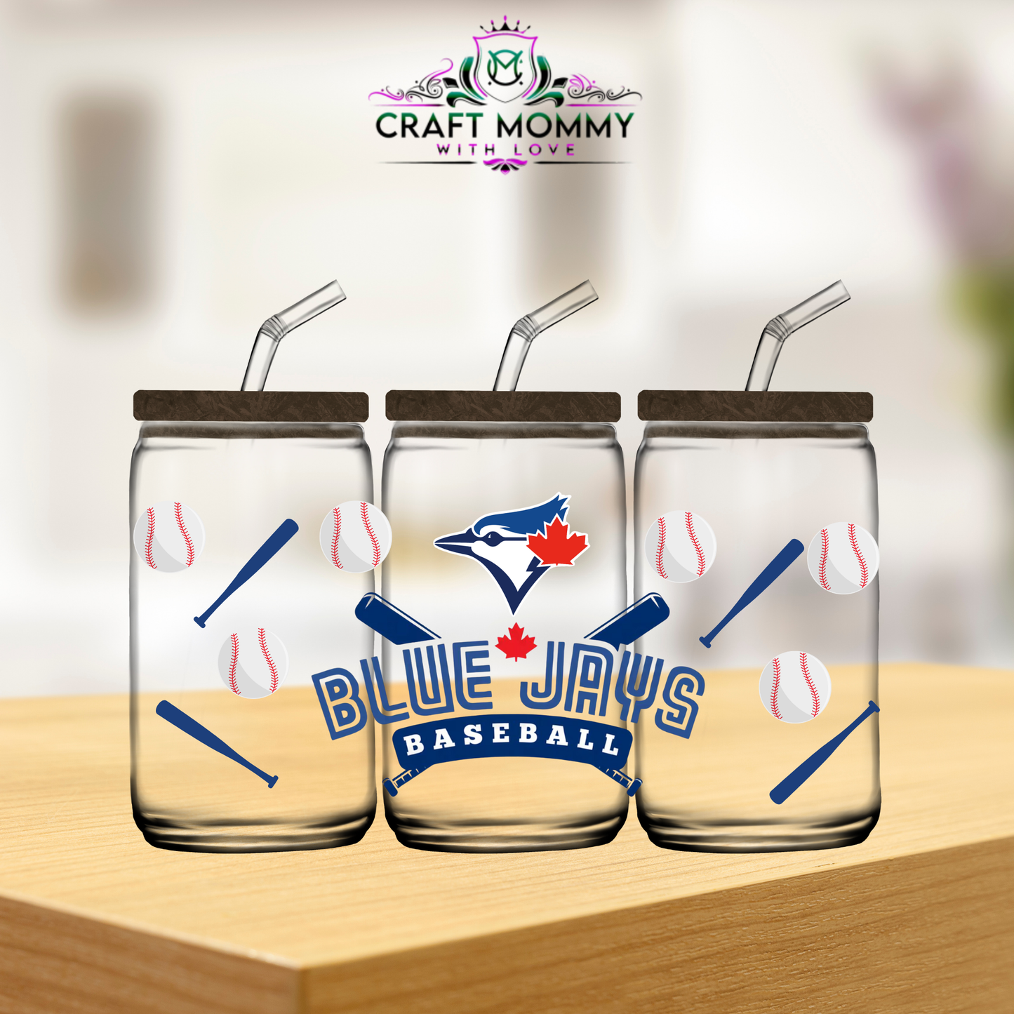 Toronto Blue Jays Style 002- UV DTF wrap 16oz