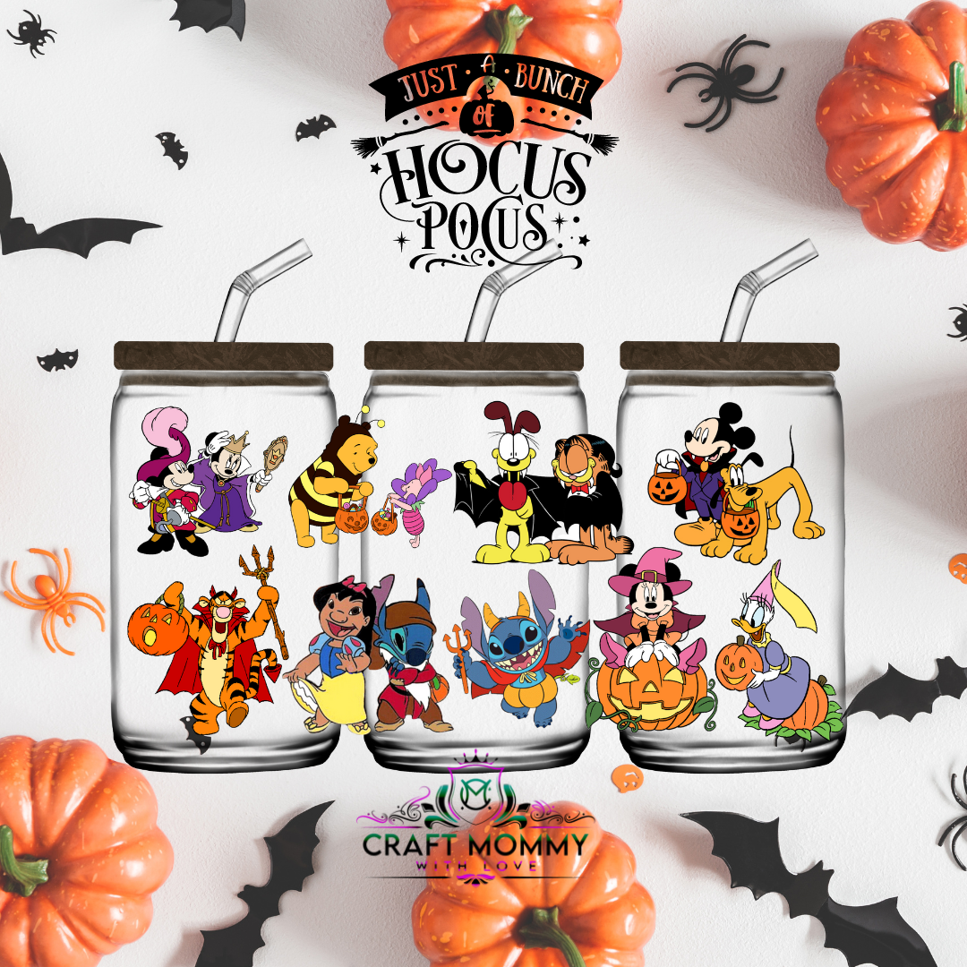 Halloween 1049- UV DTF Wrap 16 oz