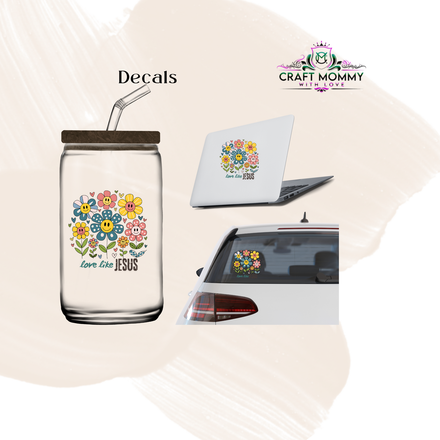 Love like Jesus- Decals Sticker