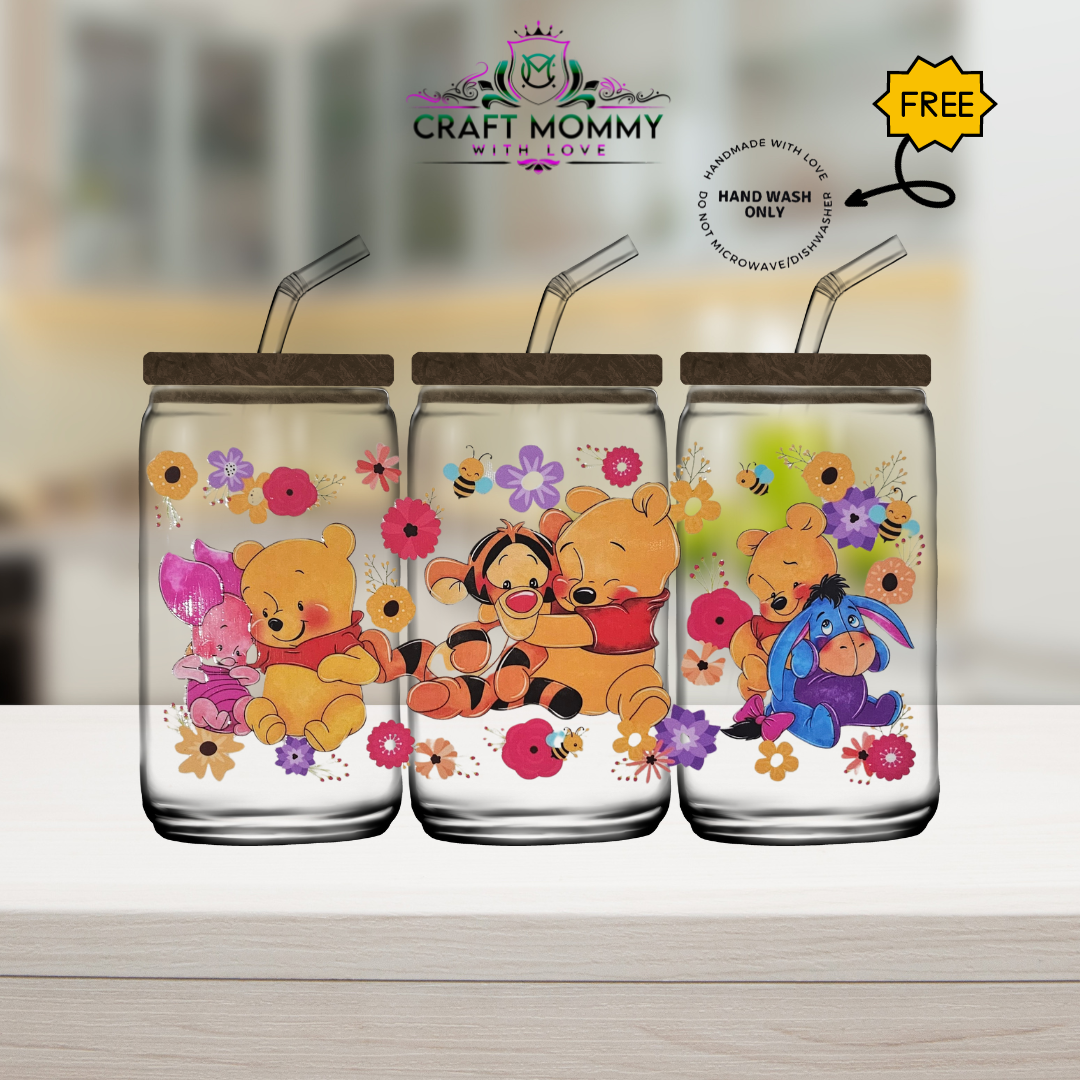 Bear and Friends 003- UV DTF WRAP