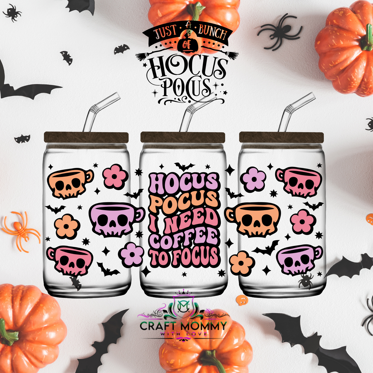 Halloween 1032- UV DTF Wrap 16 oz