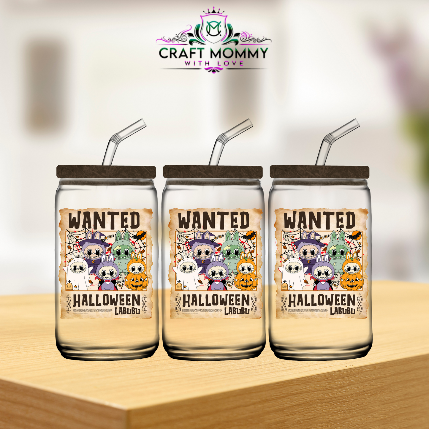 Wanted Halloween Decals- UV DTF