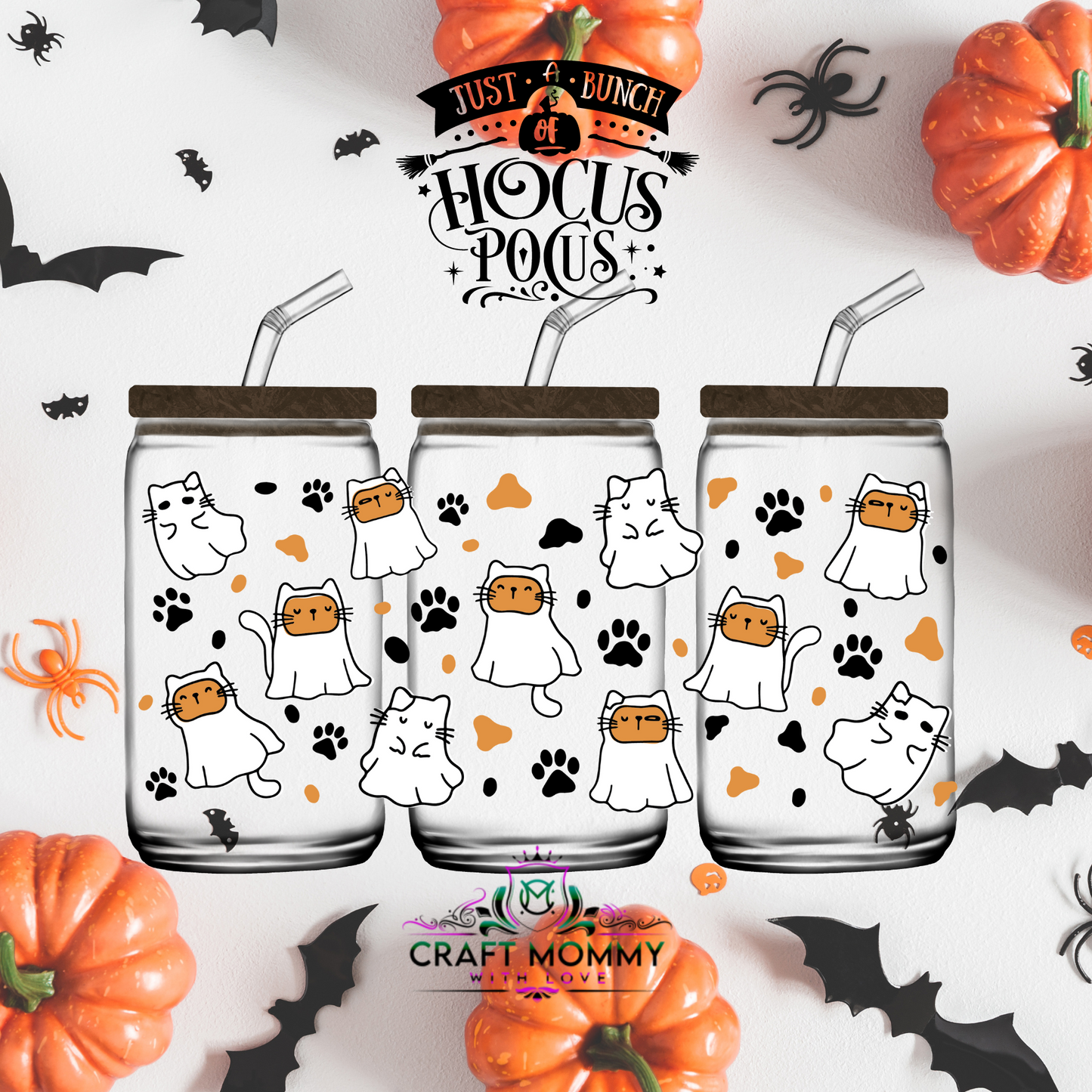 Halloween 1035- UV DTF Wrap 16 oz