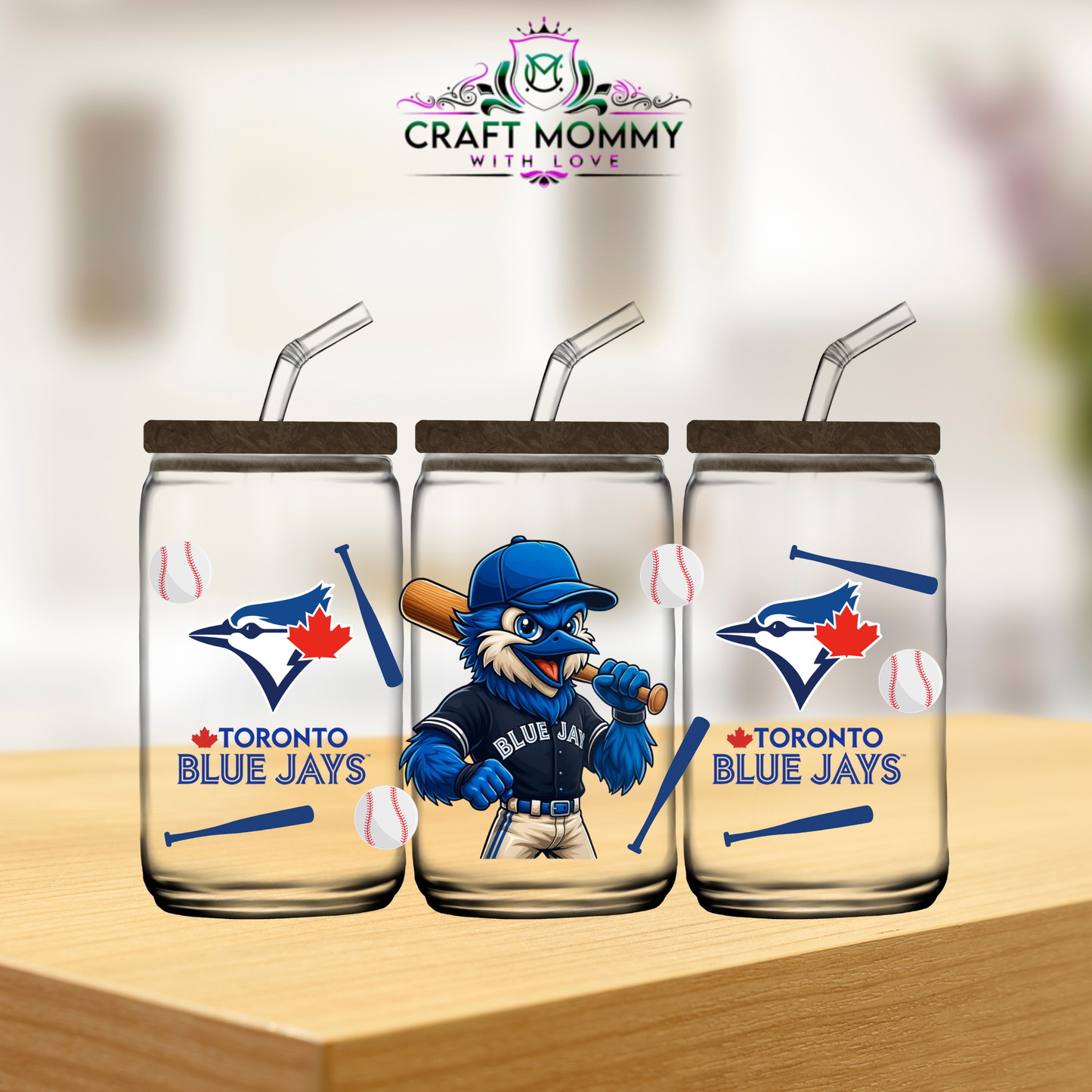 Toronto Blue Jays Style 001- UV DTF wrap 16oz