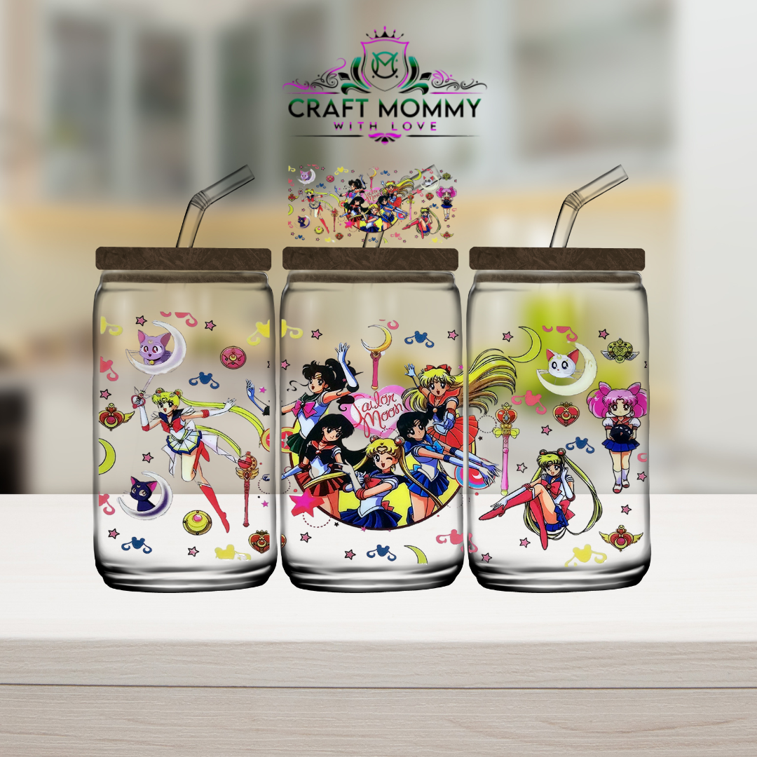Sailor Moon 002 -UV DTF Wrap 16 oz