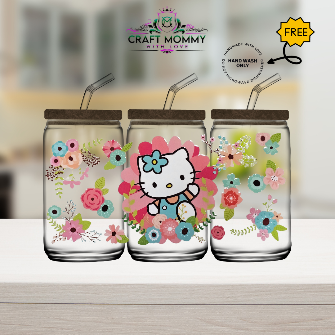 HK Floral - UV DTF WRAP