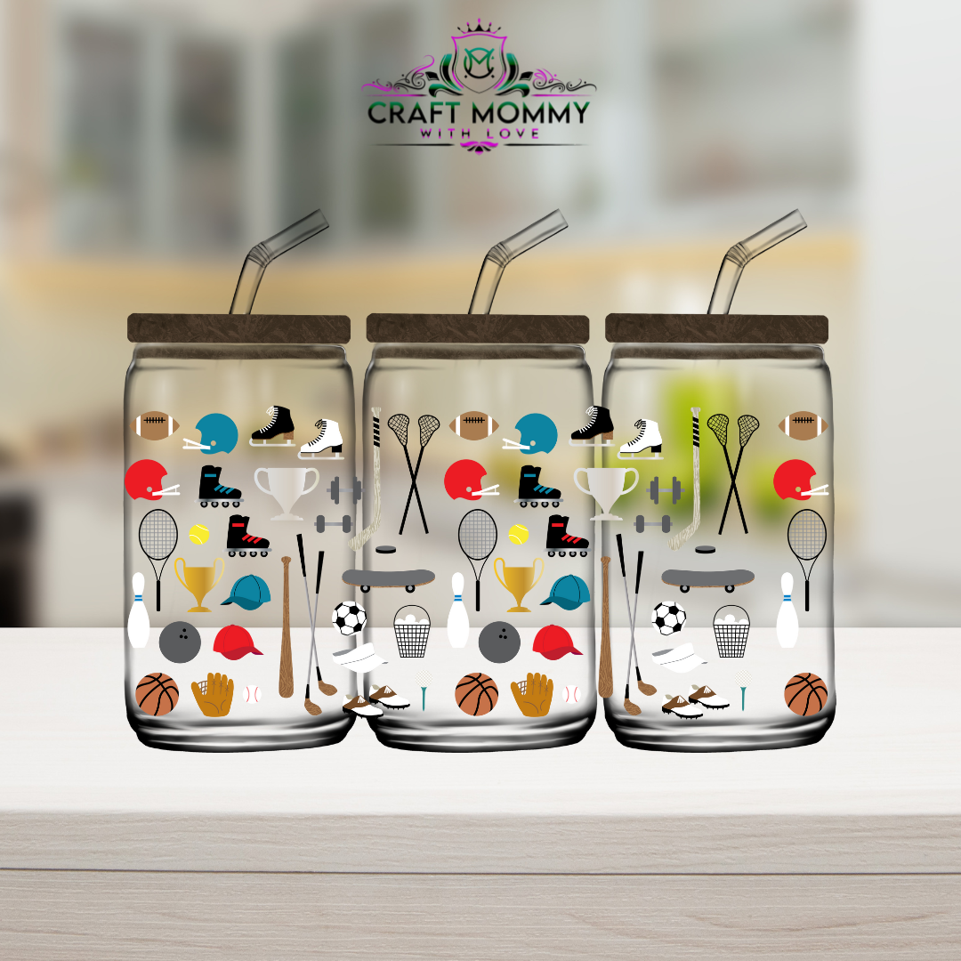 All kind of sports- UV DTF Wrap 16oz