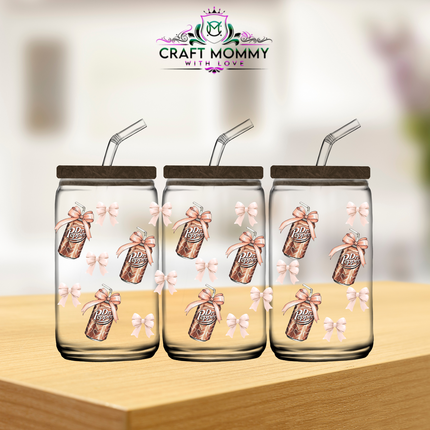 Dr. Pepper rose gold - UV DTF wrap