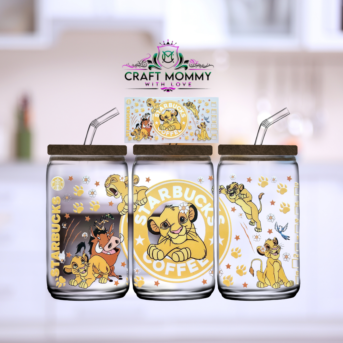 Disney Lion King- DTF Wrap 16 oz