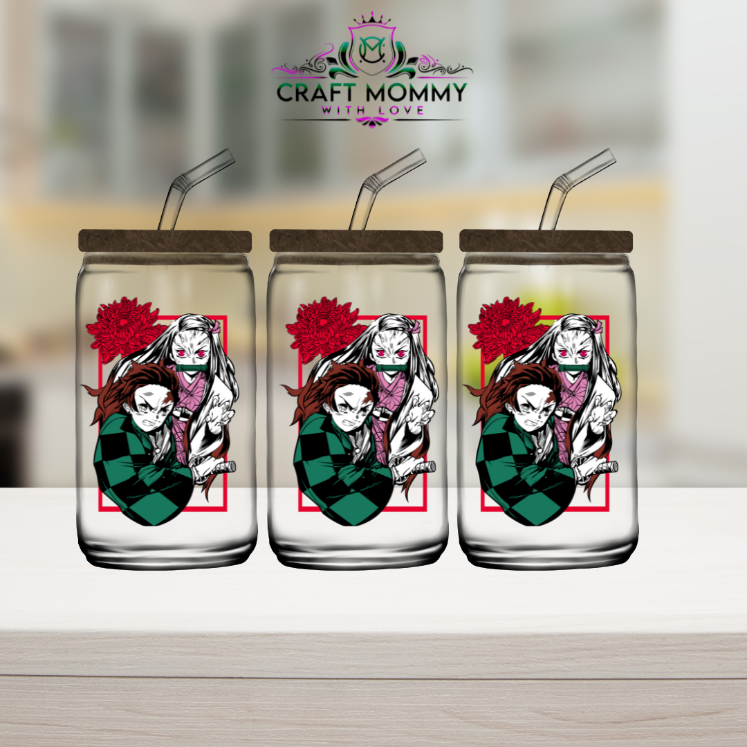 Demon Slayer Decals 002- UV DTF Decal