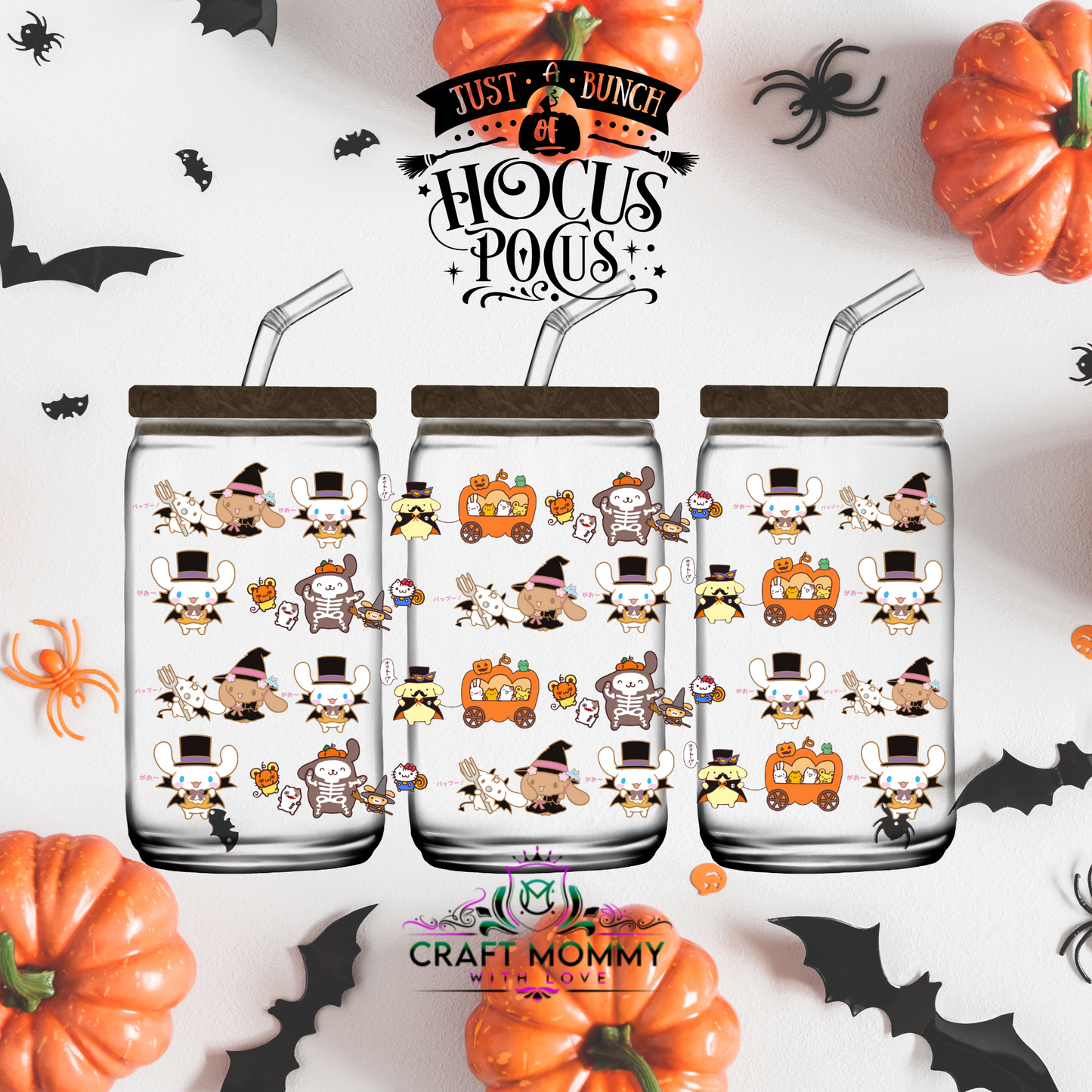 Halloween 1040- UV DTF Wrap 16 oz