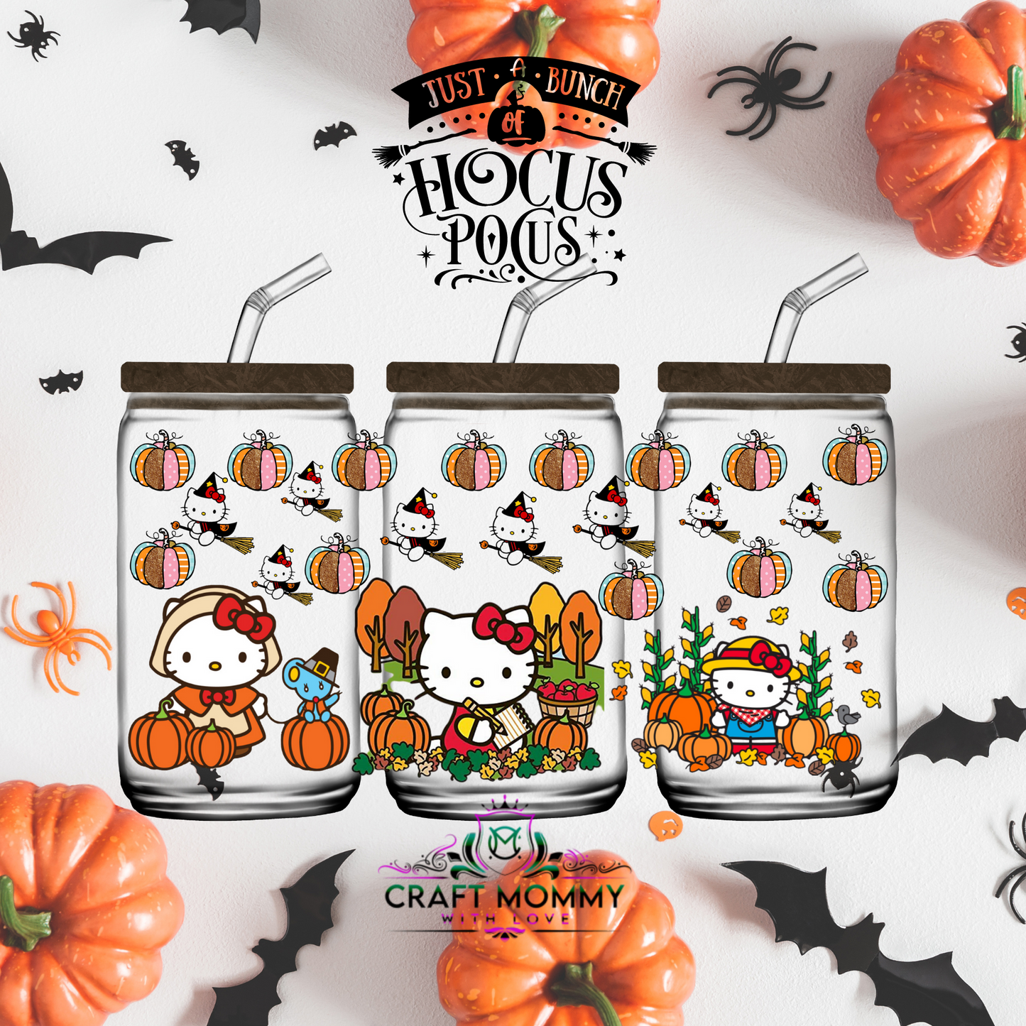 Halloween 1041- UV DTF Wrap 16 oz