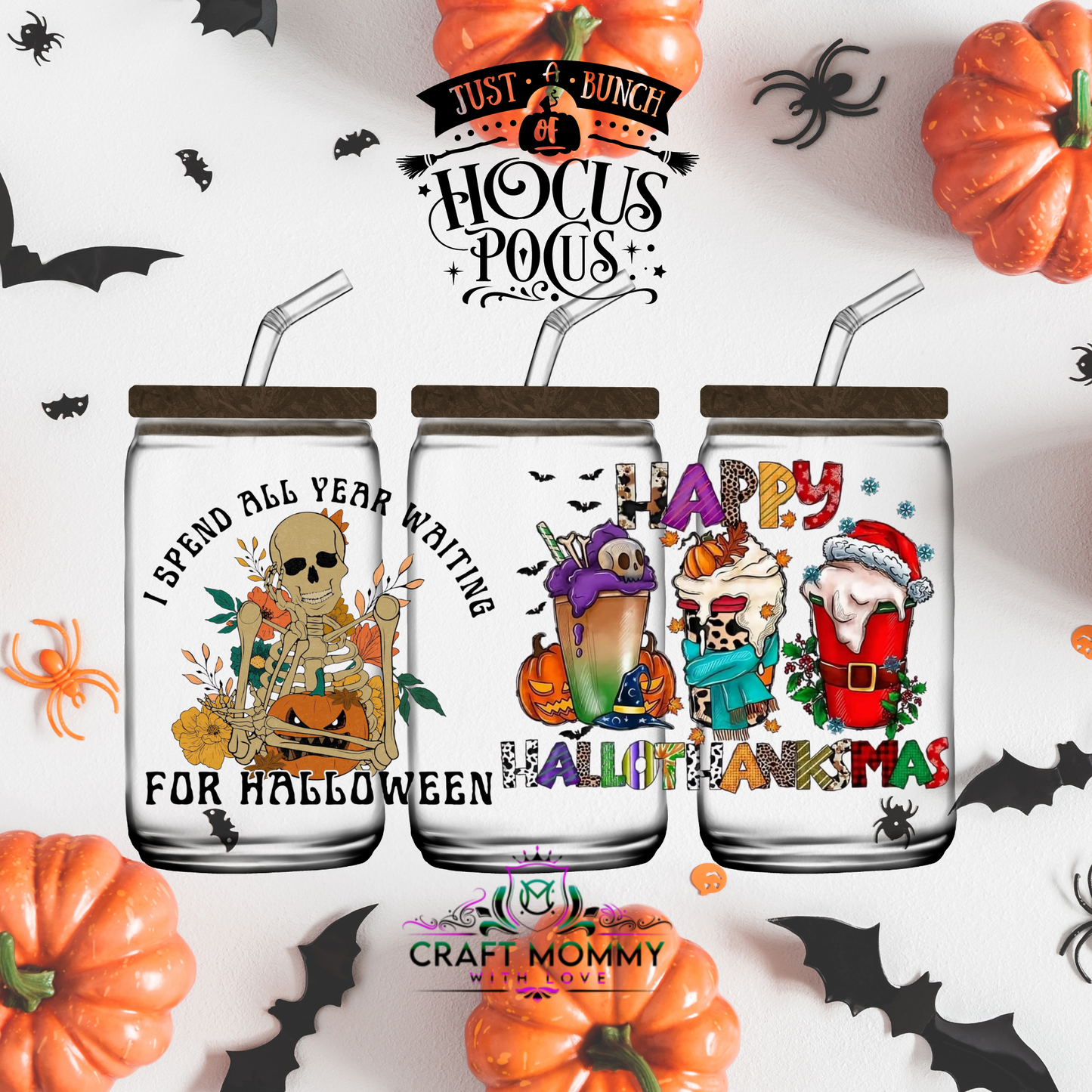 Halloween 1042- UV DTF Wrap 16 oz