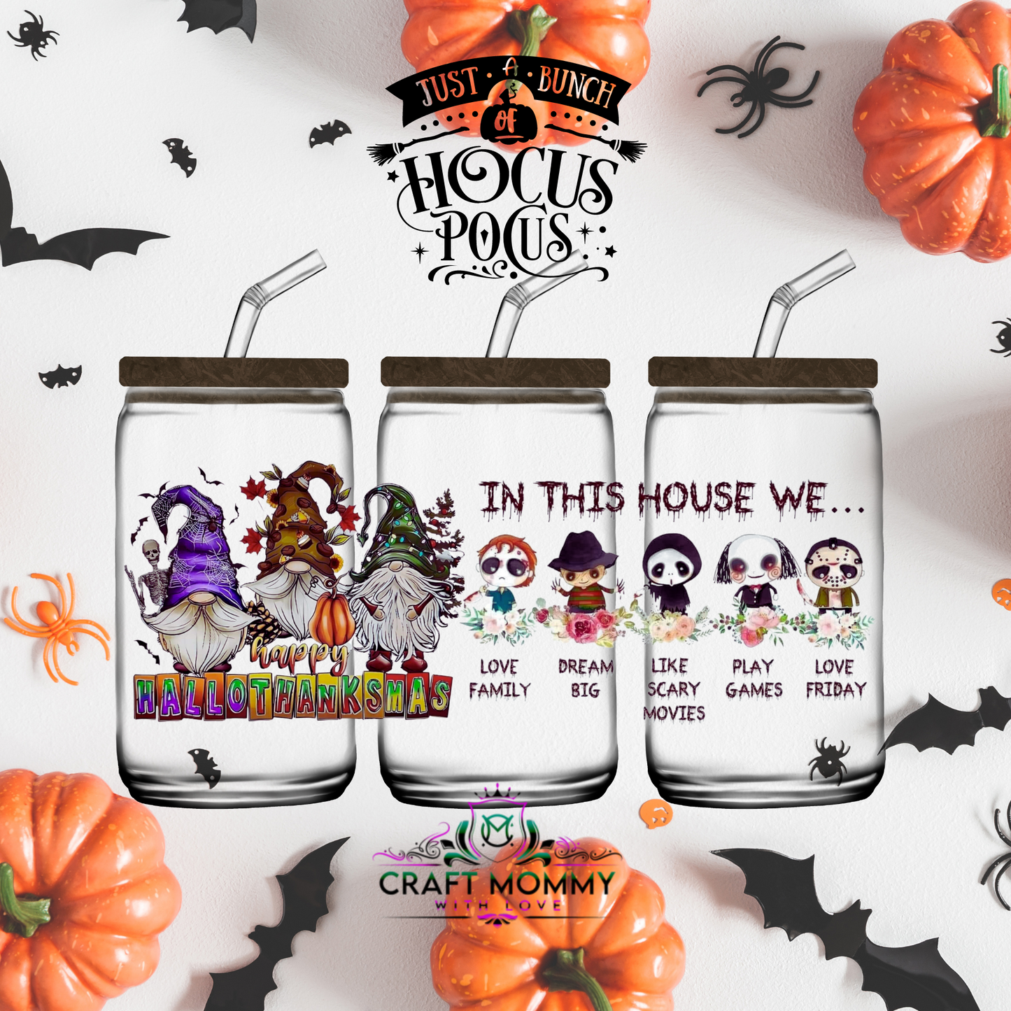 Halloween 1043- UV DTF Wrap 16 oz