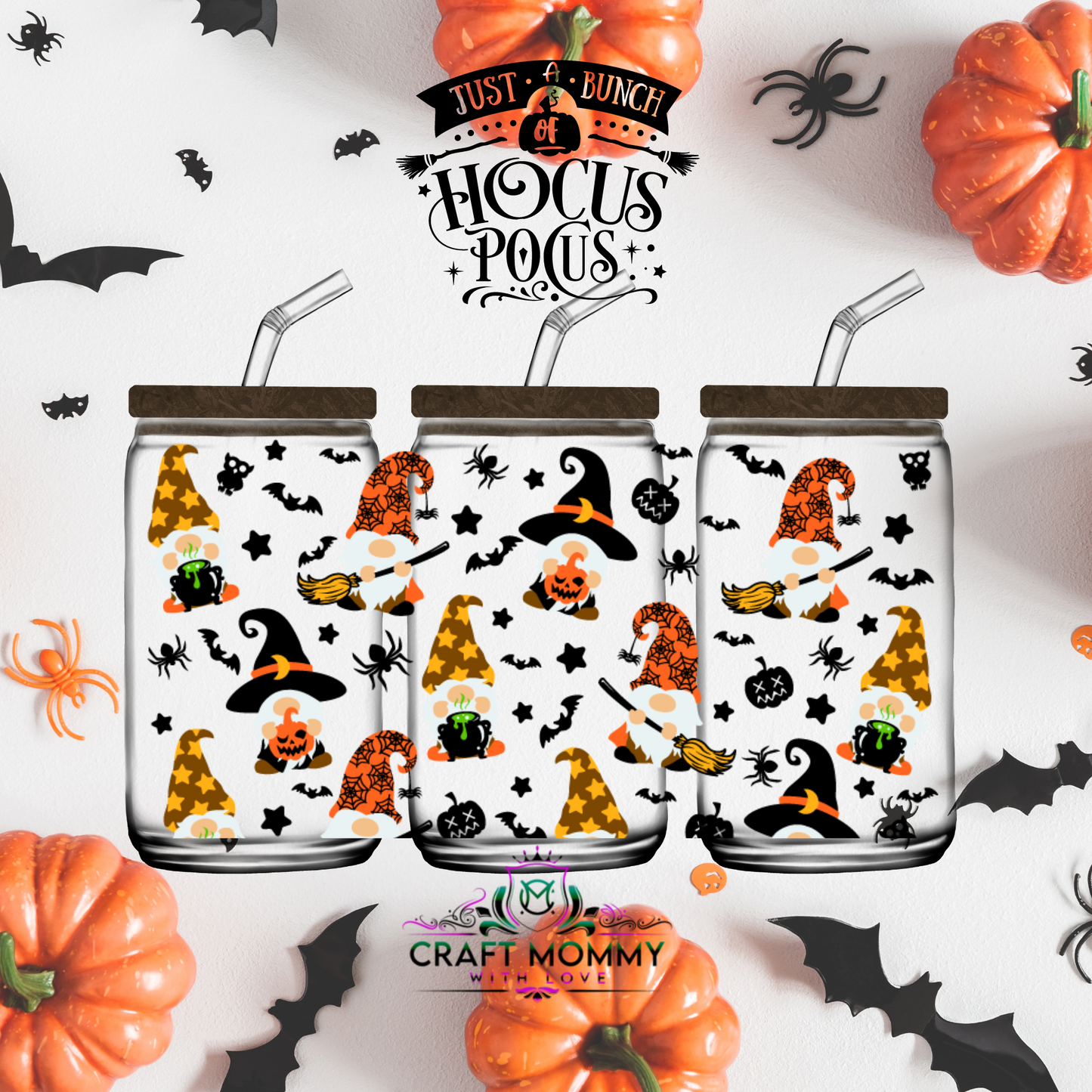 Halloween 1045- UV DTF Wrap 16 oz