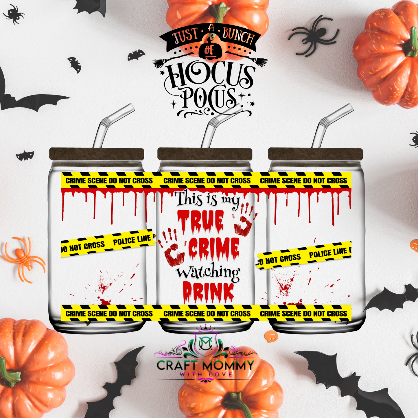 Halloween 1046- UV DTF Wrap 16 oz