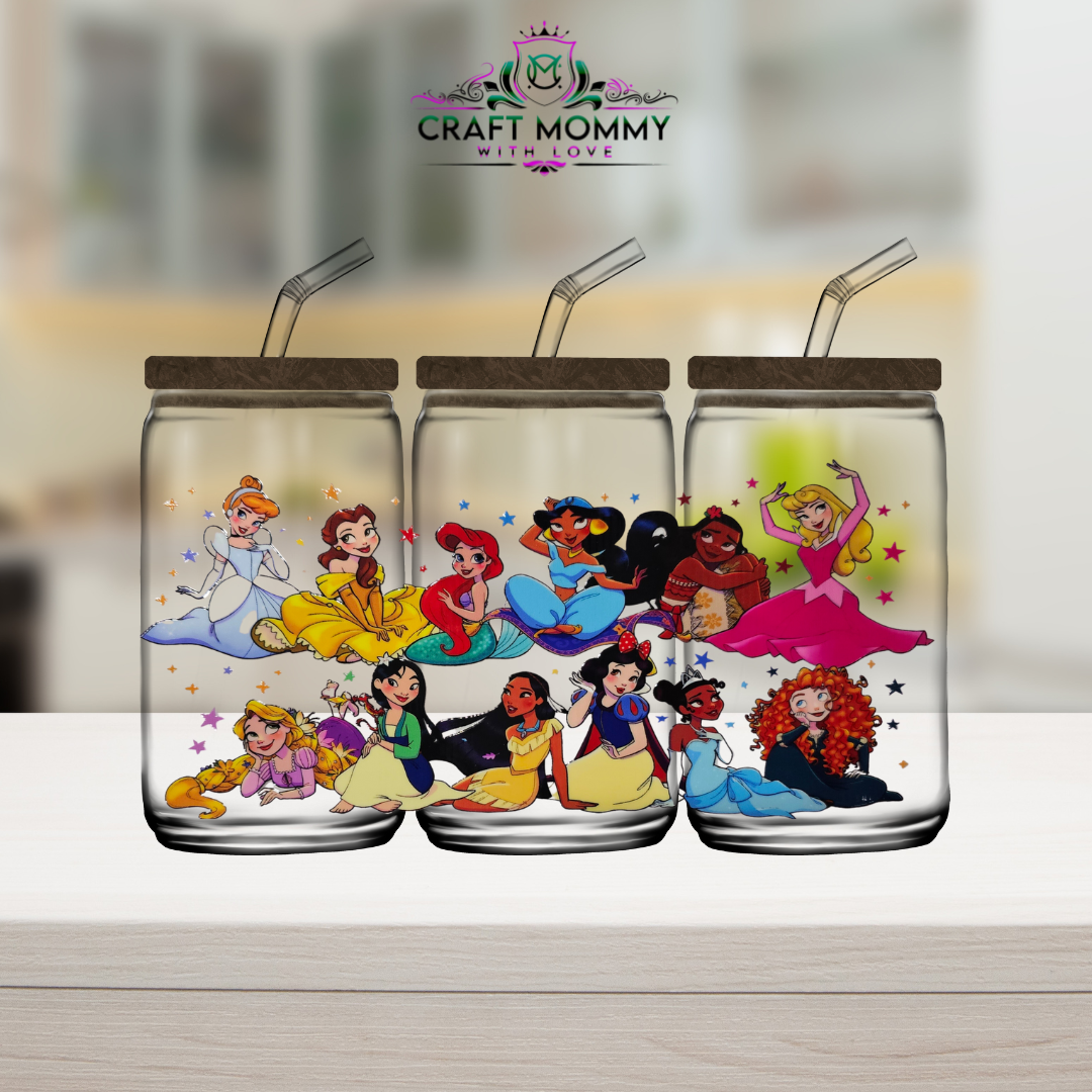 Disney Princesses - UV DTF wrap