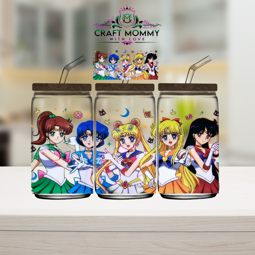 Sailor Moon 003 -UV DTF Wrap 16 oz