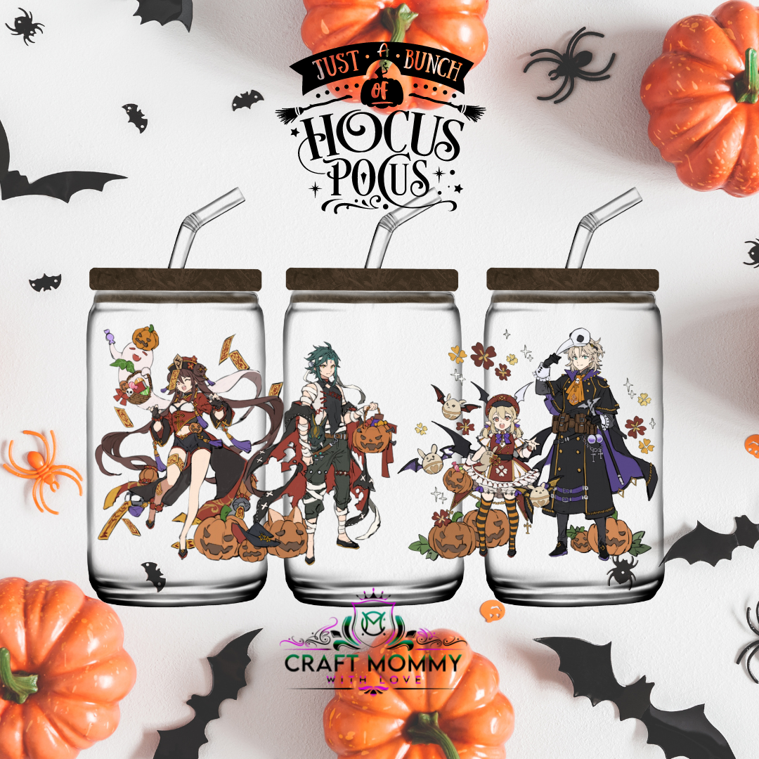 Halloween 1051- UV DTF Wrap 16 oz