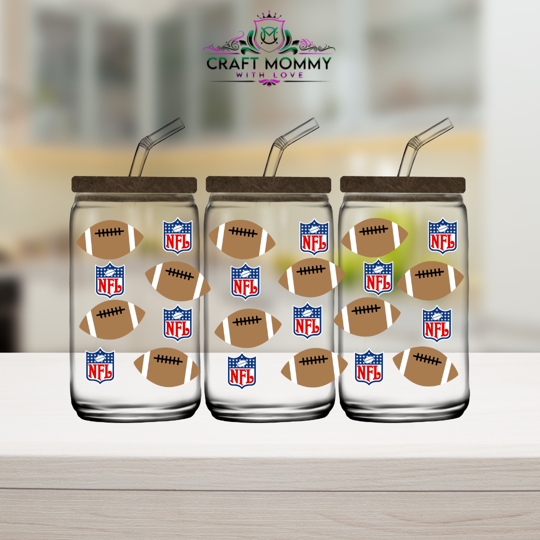NFL sports- UV DTF Wrap 16oz