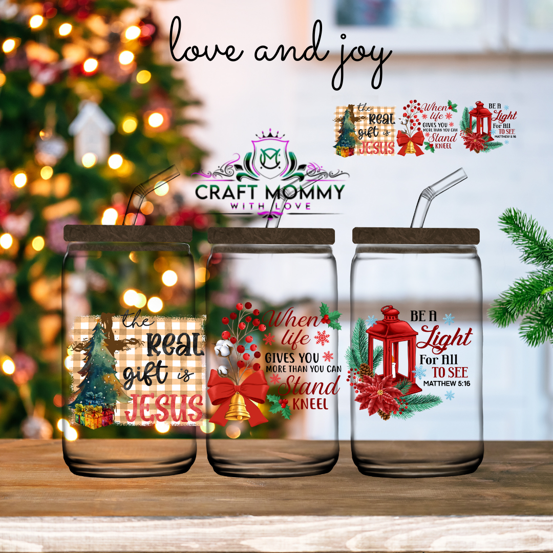 Christmas Collection - The real gift - 3 in 1 sheet decal